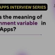 What Is The Environment Variable In Power Apps Power Apps Interview Questions