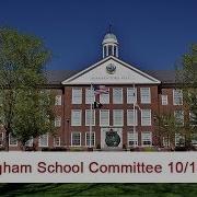 2018 10 15 Hingham School Committee