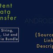 Pass Object List Multiple Data Class From One Activity To Another Via Intent Intents