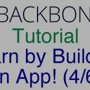 Express MongoDB Mongoose RESTful API Learn Backbone Js Tutorial By Building An App 4 6