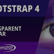 Bootstrap 4 Basics Semi Transparent Navbar