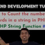 How To Count The Number Of Words In A String In PHP PHP String Function In Hindi 38