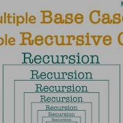 Recursion Multiple Base Cases And Multiple Recursive Calls Non Linear Recursion With Examples