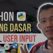 Python Dasar User Input Tutorial Python Dasar 3