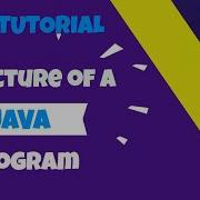 Java Program Structure Structure Of A Java Program Basic Structure Of Java Program