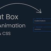Create An Animated Input Field With Floating Labels In HTML CSS