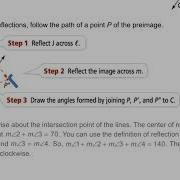 Geometry 9 4 Composition Of Isometries Problem 2 Composing Reflections Across Intersecting Lines