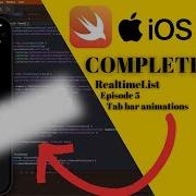 How To Animate Tab Bar Buttons RealtimeList Ep 5 Swift 5 Xcode 15 IOS 17