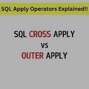 SQL запросы Cross Apply и Outer Apply объяснены на простом примере