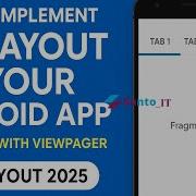 How To Implement TabLayout In Your Android App Tab Layout With ViewPager Tab Layout 2025