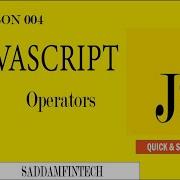 004 Operators Javascript Somali