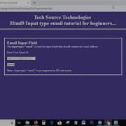 Html5 Input Type Email Html5 Input Type Email Html Input Types