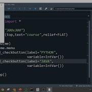 Python TKinter MenuButton Python TKinter Tutorials In Hindi 14