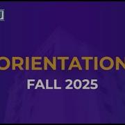 Orientation Fall 2025