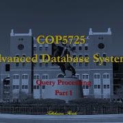 Query Processing Part 1