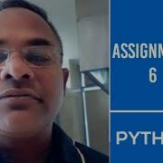 Python Assignment 6