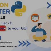 Tkinter Python Tutorial Lec 3 Adding Label Widget To Your Tkinter Application