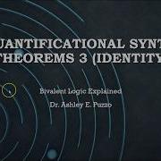 6 12a Quantificational Syntax 12 Theorems 3 Identity