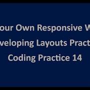 Coding Practice 14 Developing Layouts Practice HTML CSS NxtWave CCBP