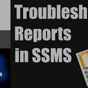 SQL Server Management Studio Hidden Dashboard Reports