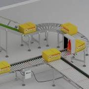 High Speed Carton Sorting Systm By Barcode Scanner