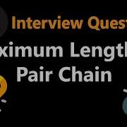 Maximum Length Of Pair Chain Leetcode 646 Python
