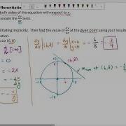 3 8 Implicit Differentiation