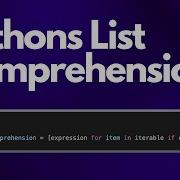 Python For Beginners How To Use LIST COMPREHENSION
