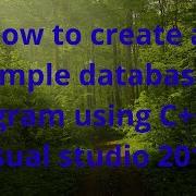 How To Create A Simple Database Program Using Visual Studio 2019 C