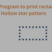Java Program To Print Rectangular Hollow Star Pattern