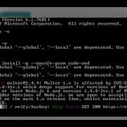 Node Red Installation On Windows 7