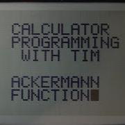 Calculator Programming Ackermann Function