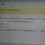 Swap Two Numbers Without Using Third Variable Bluej