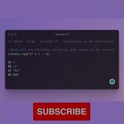 Guess The Output In JavaScript Problem 27 JavaScript Questions Java Javascriptquiz Reactjs