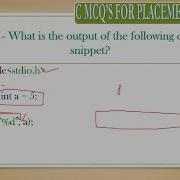 Predict The Output Of The Program C MCQ S All About ECE