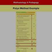 Polya Method In Smarter Solving