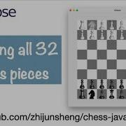 Java Chess 010 Drawing All 32 Chess Pieces On Board