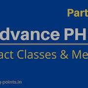 Abstract Classes Methods Object Oriented Concept Advance PHP Tutorial