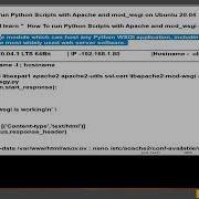 How To Run Python Scripts With Apache And Mod Wsgi On Ubuntu 20 04
