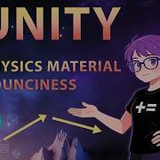 Unity 6 3 Objects Bounciness Physics Material Bounce Tutorial How To Create A Physic Material