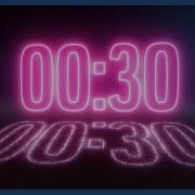 30 Seconds Countdown NEON Glow Edition Voice Over