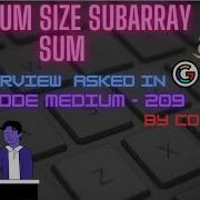 209 Minimum Size Subarray Sum Leetcode Google Microsoft Apple Amazon Interview Question