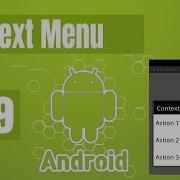29 Android Tutorial Context Menu دورة اندرويد ستوديو قائمة الاختيارات
