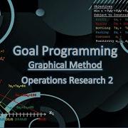 Goal Programming Graphical Method Tagalog Lecture Mr XY Ph