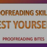 Test Your Proofreading Skills 1 How Many Errors Can You Find