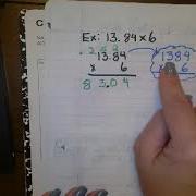 Multiplying Decimals By Whole Numbers Using Standard Algorithm