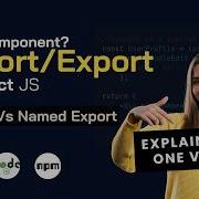 Import And Export Component In React Explained Default Vs Named Export React Js 19 Tutorial