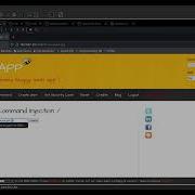 OS Command Injection BWAPP Web Application Lab Bwapp Cybersecurity Webapplications