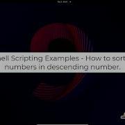 How To Sort Array Of Numbers In Descending Order Using Linux Shell Script Bash Script In RHEL 9