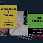 Higher Order Functions In Swift 5 CompactMap FlatMap Ios Swiftdeveloper Interviewquestions